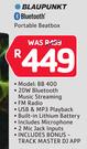 Blaupunkt Bluetooth Portable Beatbox BB400