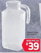 Ribbed 1.8Ltr Fridge Jug