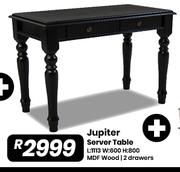 Jupiter Server Table