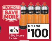 Alva Butane Canister-4x220g