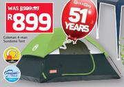 Coleman 4 Man Sundome Tent
