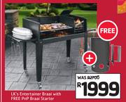 LK's Entertainer Braai With Free PnP Braai Starter