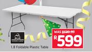 Blue Mountain 1.8 Foldable Plastic Table