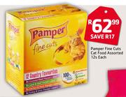 Pamper Fine Cuts Cat Food 12s-Each