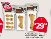 Pnp Small Rawhide Bone 125g Medium 140g-Each
