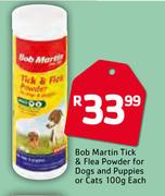 Bob Martin Tick & Flea Powder For Dogs, Puppies Or Cats-100g