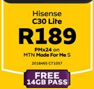 Hisense C30 Lite LTE-On MTN Made For Me S