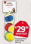 Pampered Petz Push & Play Balls 3s