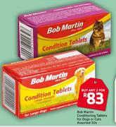 Bob Martin Conditioning Tablets For Dogs Or Cats 50s-For 2