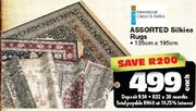 Assorted Silkies Rugs 135x195cm-Each