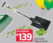 Lasher Steel Shaft Digging Spade