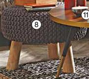 Woven Foot Stool 51 x 51 x 41 cm