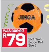 SNT Neon Soccer Ball Siize 5