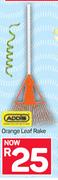 Addis Orange Leaf Rake