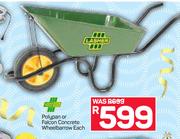 Lasher Polypan Or Falcon Concrete Wheelbarrow-Each