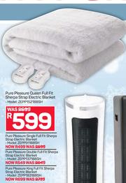 Special Pure Pleasure Single Full Fit Sherpa Strap Electric Blanket —  m.guzzle.co.za