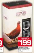 The Famous Grouse Blended Scotch Whisky-750ml & 2 Glasses Gift Pack