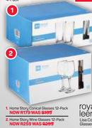 Home Story Wine Glasses 12-Pack