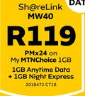 MTN ShareLink MW40 LTE-On My MTNChoice 1GB