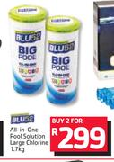 BLU52 All-In-One Pool Solution Large Chlorine-2x1.7kg