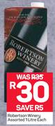 Robertson Winery Assorted-1Ltr 