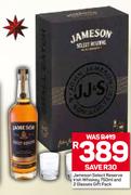 Jameson Select Reserve Irish Whisky-750ml & 2 Glasses Gift Pack