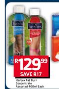 Herbex Fat Burn Concentrate-400ml Each