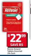 Rennie Antacid Tablets Assorted 24s