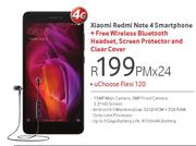 Xiamoi Redmi Note 4 Smartphone-On uChoose Flexi 120