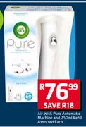 Air Wick Pure Automatic Machine And 250ml Refill Assorted-Each