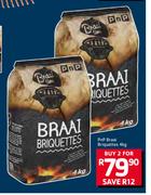 PnP Braai Briquettes-2 x 4Kg