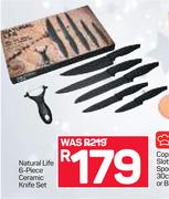 Natural Life 6-Piece Ceramic Knife Set