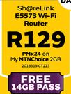 MTN Sharelink E5573 WiFi Router LTE-On My MTN Choice 2GB
