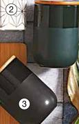 Set Of 3 Storage Jars-Each