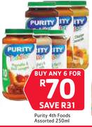 Purity 4th Foods-6x250ml