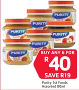 Purity 1st Foods-6x80ml