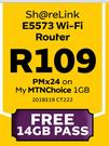 Sh@reLink E5573 WiFi Router-On My MTN Choice 1GB