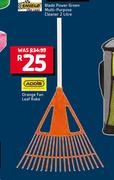 Addis Orange Fan Leaf Rake