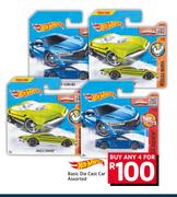 Basic Die Cast Car Assorted-For 4