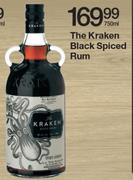 The Kraken Black Spiced Rum-750ml