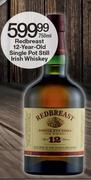Redbreast 12-Year-Old Single Pot Still Lrish Whiskey-750ml