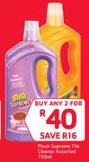 Plush Supreme Tile Cleaner-2x750ml