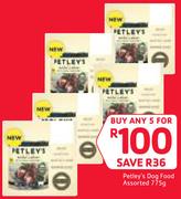 Petley’s Dog Food-5x775g