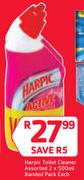 Harpic Toilet Cleaner Banded Pack-2x500ml Each