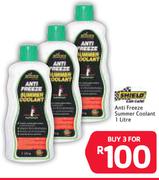 Shield Anti Freeze Summer Coolant-3x1Ltr