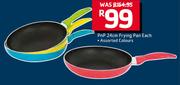 PnP 24cm Frying Pan Assorted Colours-Each