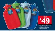 Dejay Fleece Covered Hot Water Bottle Assorted-Each