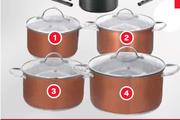Taste Orient 18cm Copper Casserole With Lid