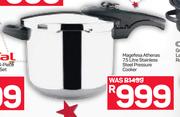 Magefesa Athenas 7.5Ltr Stainless Steel Pressure Cooker