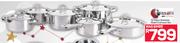 Tissolli 12-Piece Stainless Steel Cookware Set